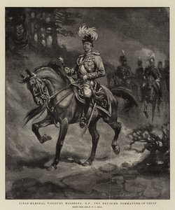 Feltmarskal Viscount Wolseley, KP, den afgående øverstbefalende af William T. Maud